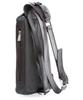 CHIARUGI Italian Genuine Leather Body Bag In Black