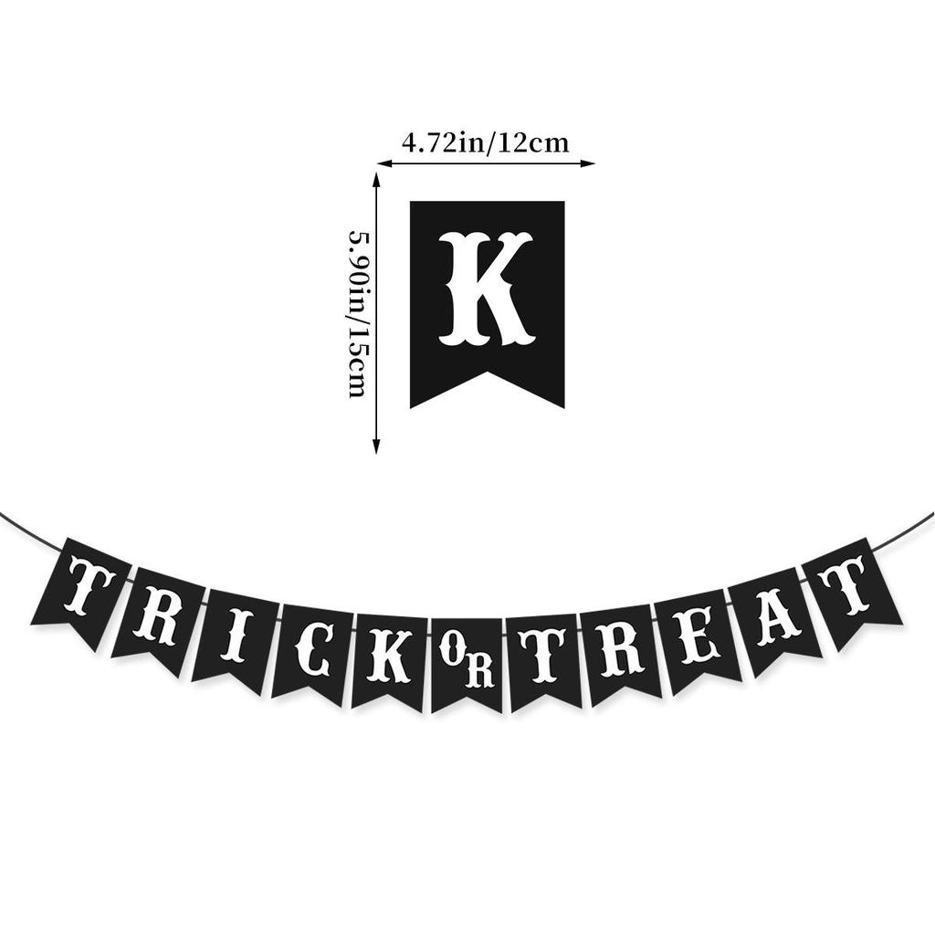 2025 Halloween Themed Party Decoration Banner for Families, Schools, and Shopping Malls