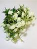 4 Bunches Fake Flower with Stems Small Carnation Artificial Flowers Bulk Silk Carnation Flowers for Outdoors Wedding Home Hotel Decorations