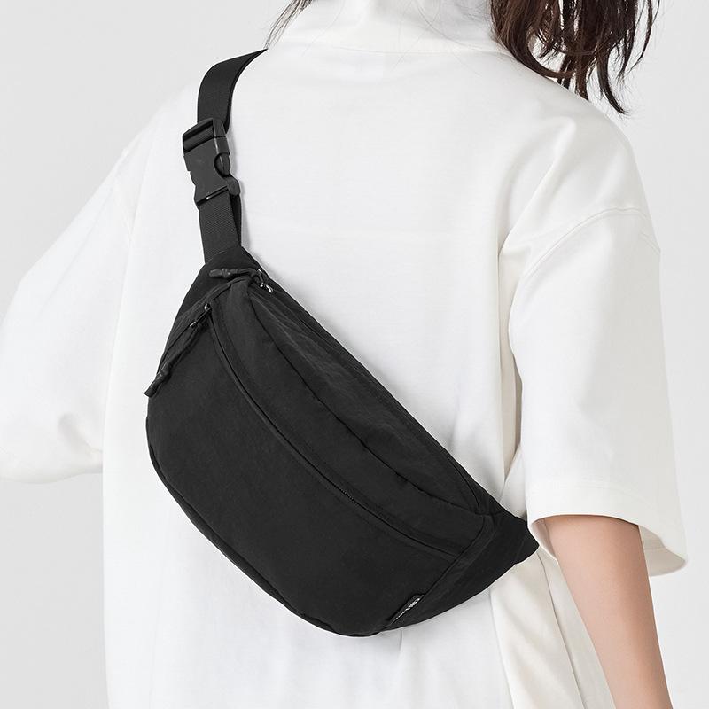 New Fashionable and Simple Chest Bag Women's Bag Niche Lightweight and Versatile Shoulder Bag Trendy and Stylish Waist Bag