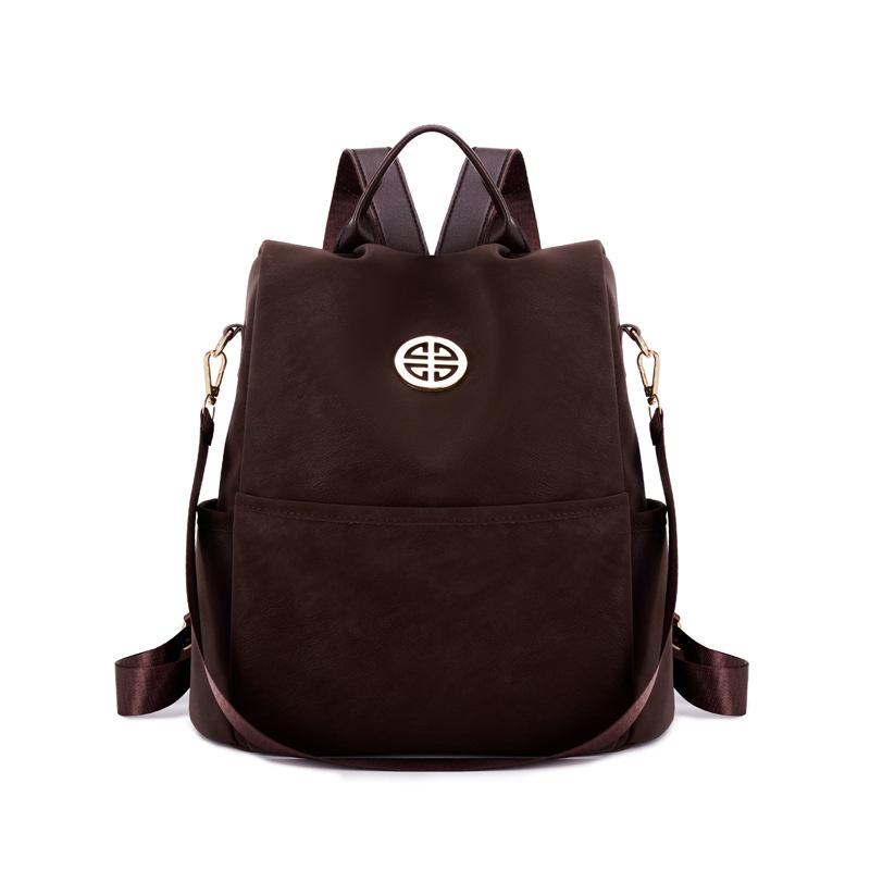 Schoolbag manufacturer source new Korean version women's backpack suede large capacity backpack multi-functional shoulder bag dual-purpose