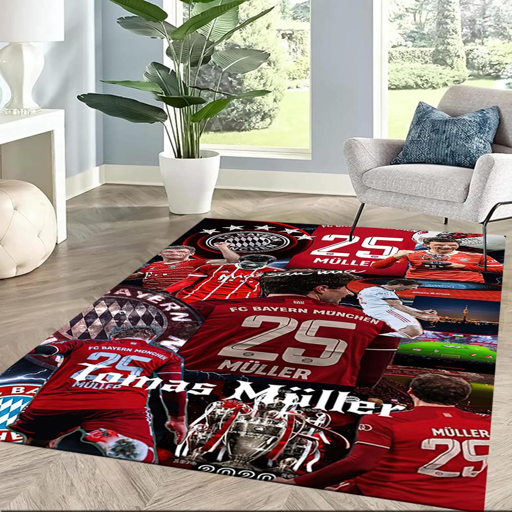 Bayern Munich Floor Mat Perfect for Living Rooms Entryway Foyer Playrooms Antislip Carpet Decorate Offices Wedding Party Gift