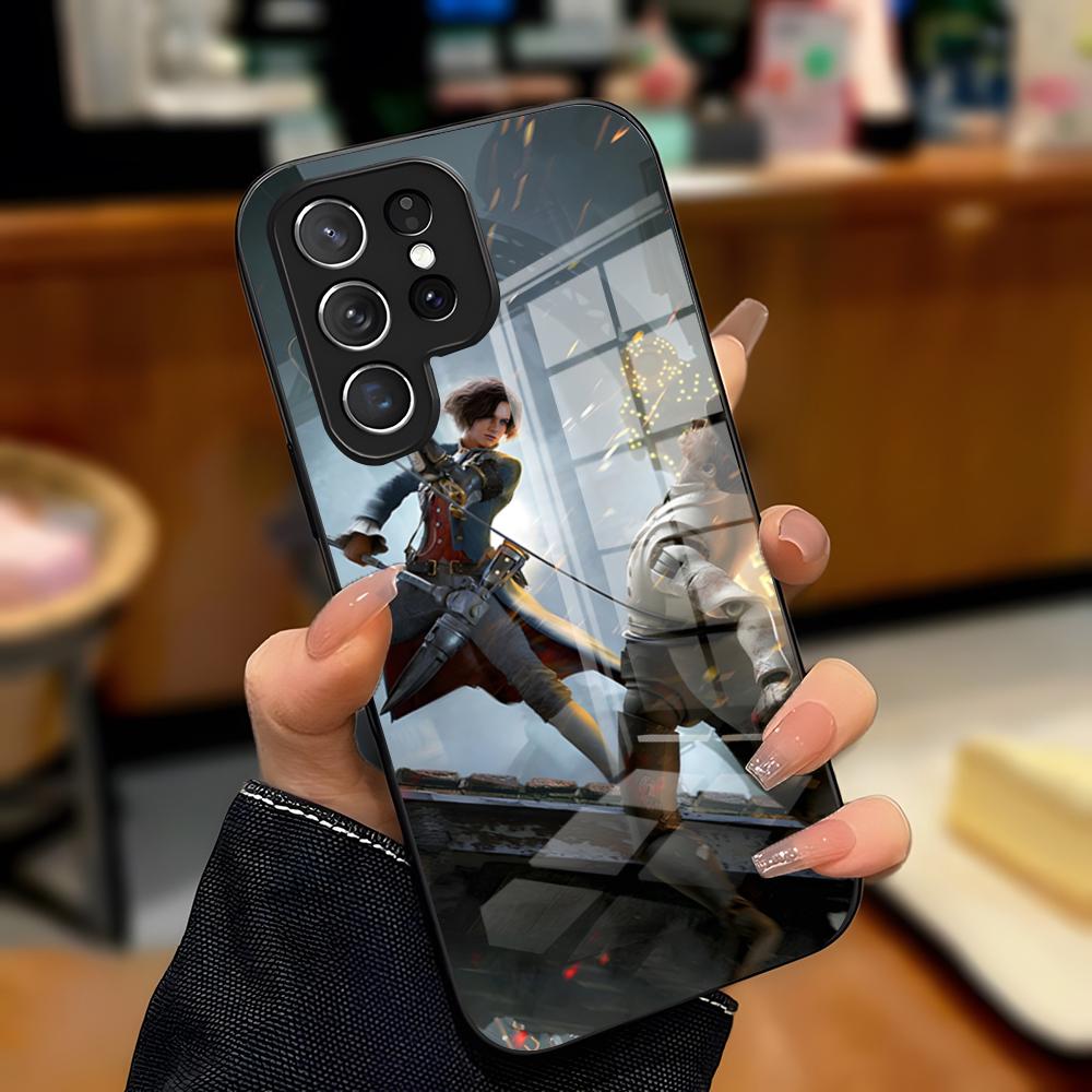 

G-Game Lies Of P Phone Case For Samsung A25 A13 A33 5G A54 A36 A35 A56 A52 A14 Shockproof Glass Cover Samsung A25