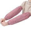 Strapazierfähige Baumwoll-Karo-Armstulpen für Herbst/Winter - Schmutzabweisend, Elastisch, Lockerer Sitz für Zuhause und Arbeitsschutz