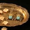 European Bohemian Retro Insect Two-Tone Dangle Alloy Earrings