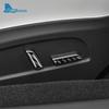 Real Soft Carbon Fiber Seat Adjustment Panel Trim Sticker For Tesla Model 3 Highland 2025 2025 Car Accessories
