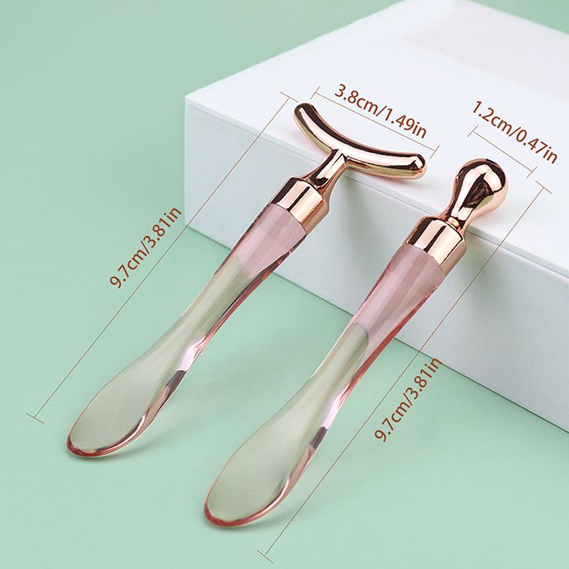 Metal Fishtail Face Massage Stick Anti Wrinkle Eye Cream Applicator Mask Mixing Spatulas Scoop Eyes Massage Beauty Bar Facial Ca