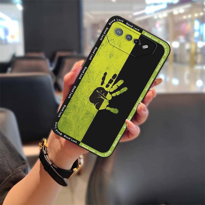 Kryt Full wrap Soft case pro Asus ROG Phone7 Protiprachový Protinárazový Vodotěsný Odolný proti nečistotám Graffiti TPU Roztomilý