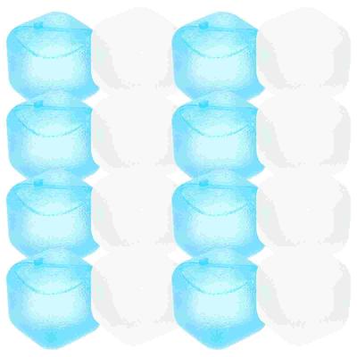 24 Peças Cubos de Gelo de Silicone Reutilizáveis Pedras de Uísque Coquetéis Laváveis Água Acessórios de Congelador