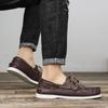 Men's 2-Eye Boat Shoe Penny Loafers Casual Driving Walking Moccasin