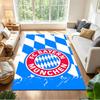 Bayern Munich Football Club Portable Floor Mat Soft Plush Water-resistant & Washable Kitchen & Bathroom Use Cute Cartoon Pattern Holiday Home Gift