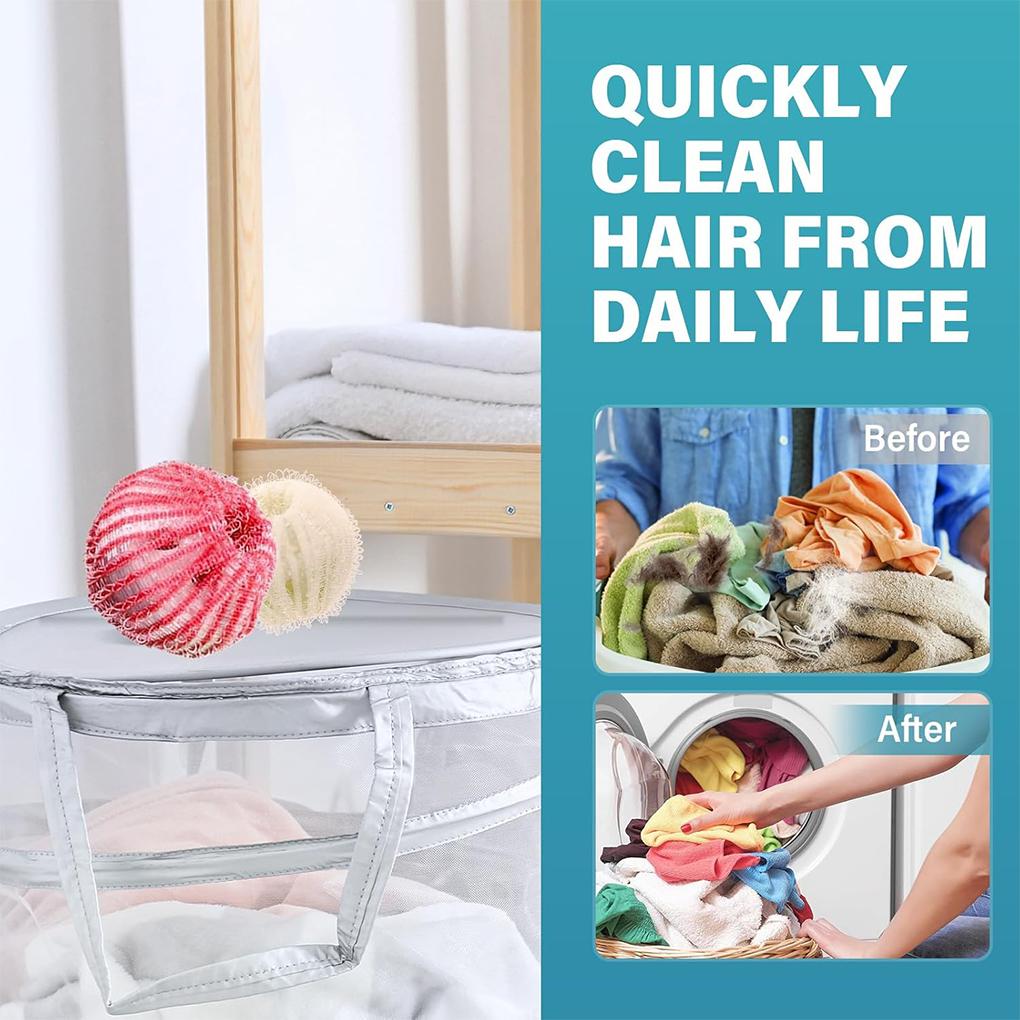 12 Hair Removers, Washing Hair Hair Catchers, Reusable Pet Hair Catchers, Balls, Cleaning, Hairless Laundry Essentials