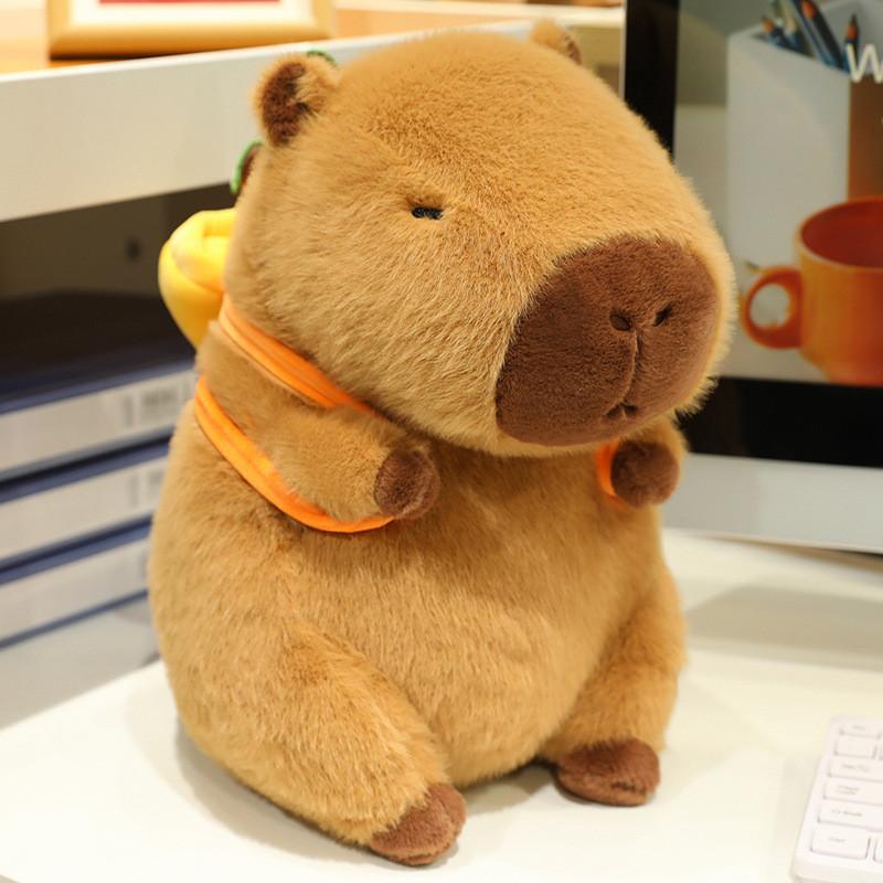 

Рюкзак Плюшевая Игрушка Капибара Мультяшная Мягкая Игрушка Кукла Украшение Подарок Детям 23cm