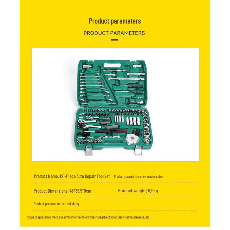 121-Piece Auto Repair Tool Set