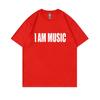 Playboi Carti I AM MUSIC 2025 Album Logo Graphic Print T-shirt Men Fashion Hip Hop Streetwear Unisex Opium Merch Short Sleeve