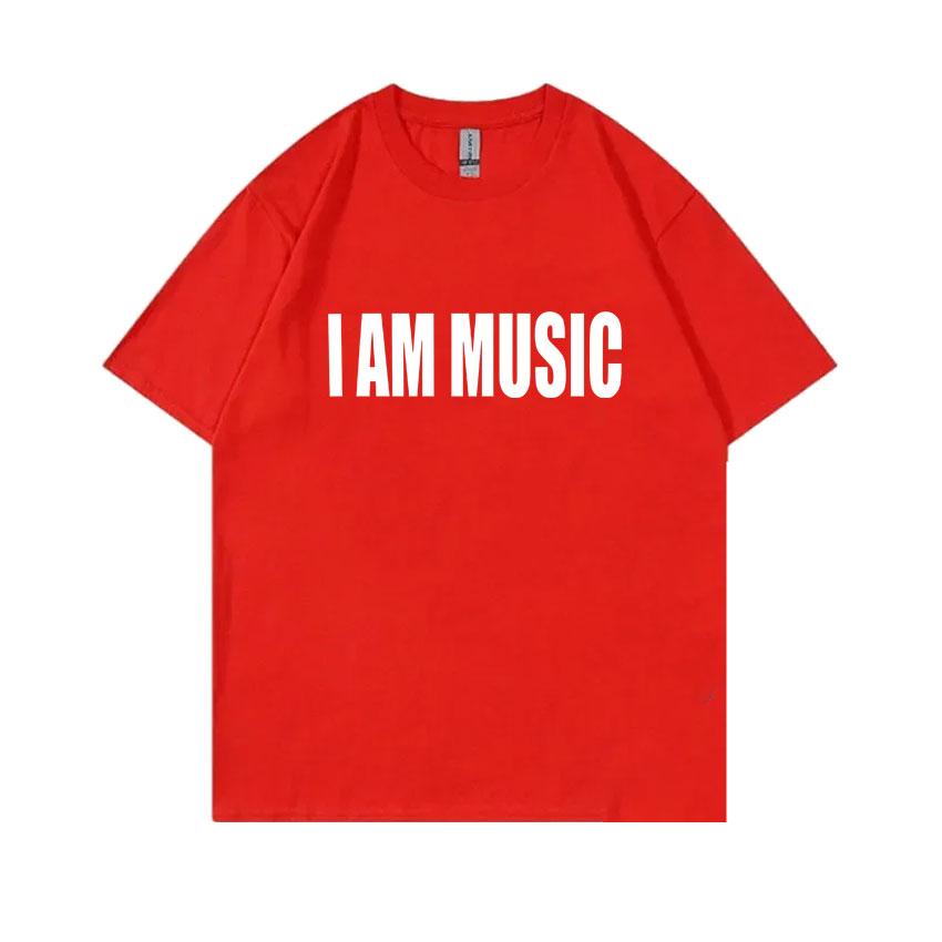 Playboi Carti I AM MUSIC 2025 Album Logo Graphic Print T-shirt Men Fashion Hip Hop Streetwear Unisex Opium Merch Short Sleeve