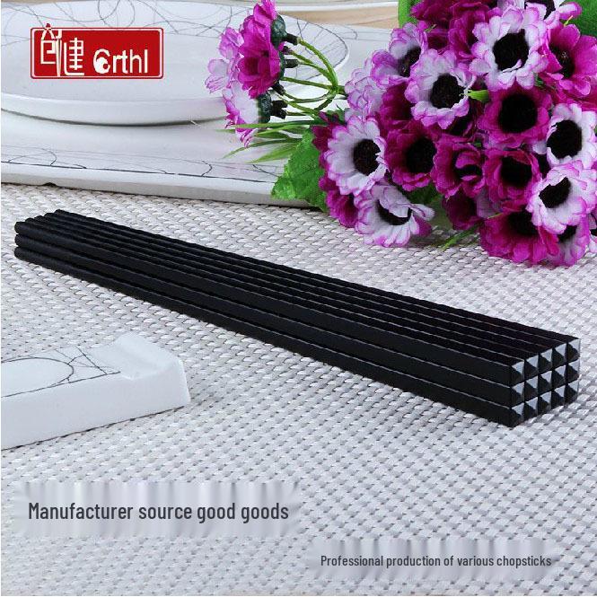 Creative Guangkuai Alloy Tableware: Stylish Non-Bamboo, Non-Steel Chopsticks for Hotel and Home Use.