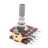 1/2Pcs High-Quality Rk16 Double Potentiometer B100K With Extraction 41 Locating Handle 25Mm Long Serrated