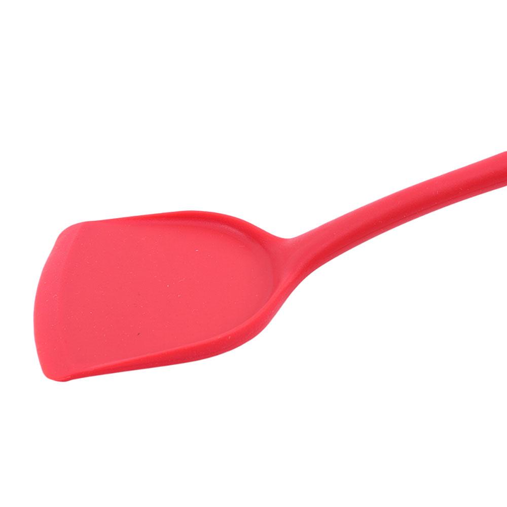 Silicone world Food Grade Silicone wok spatula spoon Baking Tools Shovel Kitchen Spatula Long Handle for non-stick Turners
