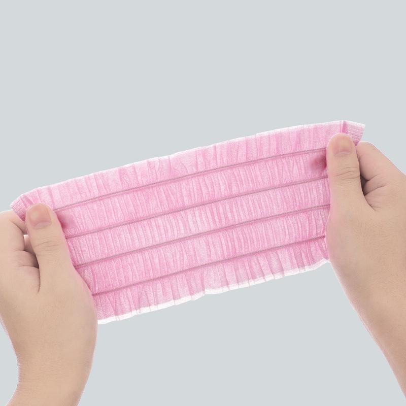 20/50/100Pcs Disposable Spa Headbands Soft Non- Elastic Facial Hair Bands For Sauna, Facial Cleansing, Skincare & Makeup