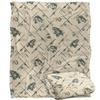 JQ Licensing Silky Patterned Fishing Supersoft Blanket