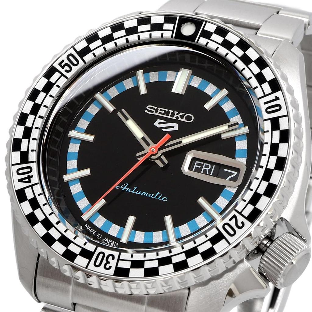 Seiko 5 Sports SKX Series Automatic Made In 2024 Special Edition Silver with Black Overseas Model Watch, Japan, SRPK67, Men's, Dial, [Used]