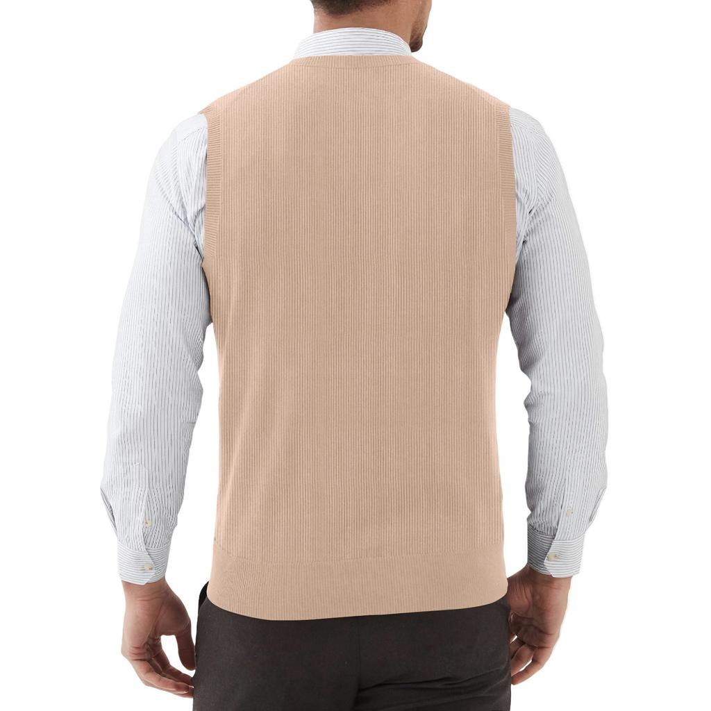 Men's V-neck Vest Sleeveless Knitted Pullover