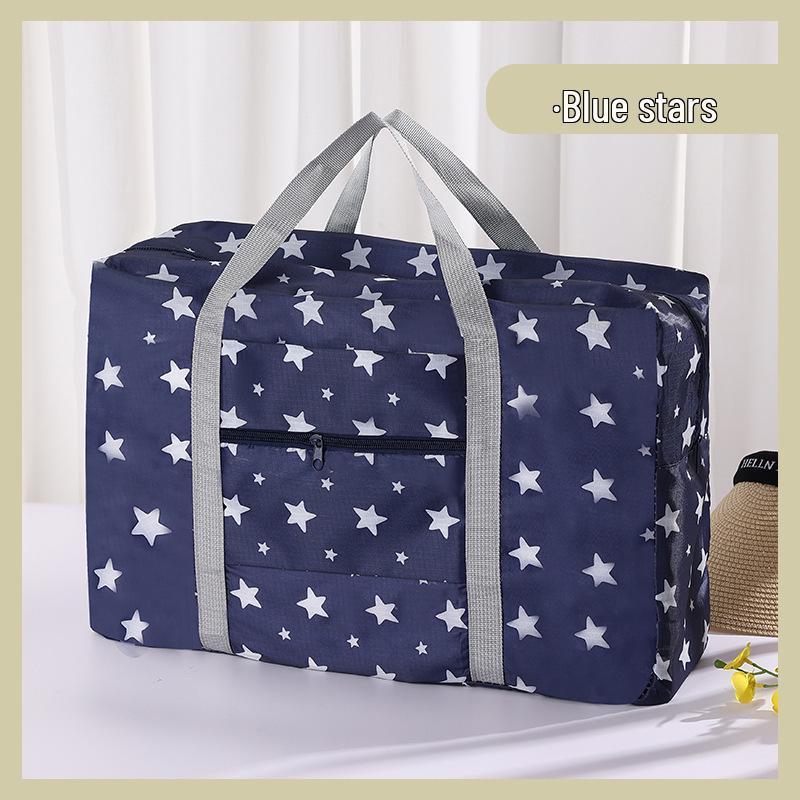 Large Capacity Folding Luggage Bag with Trolley Sleeve