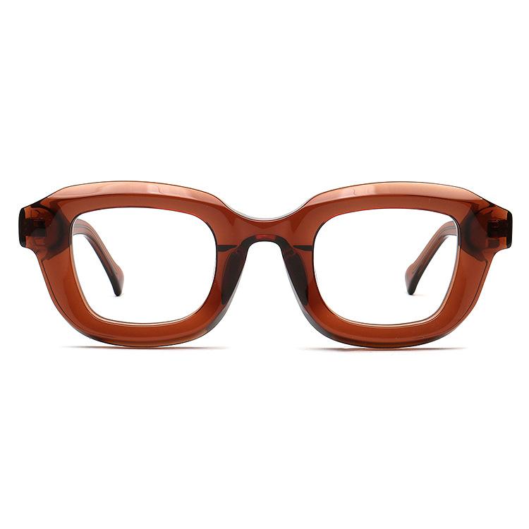 

New Classic Retro Acetate Glasses Frame Fashion High-end Men Women Presbyopia Optical Myopia Eyeglass Support Logo
