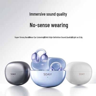 Soaiy GK55 Ear-Clip Open-Ear Wireless Sports Earbuds