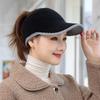 Lightweight Knit Open Top Hat For Women With Letter Embroidery For Outdoor Warmth