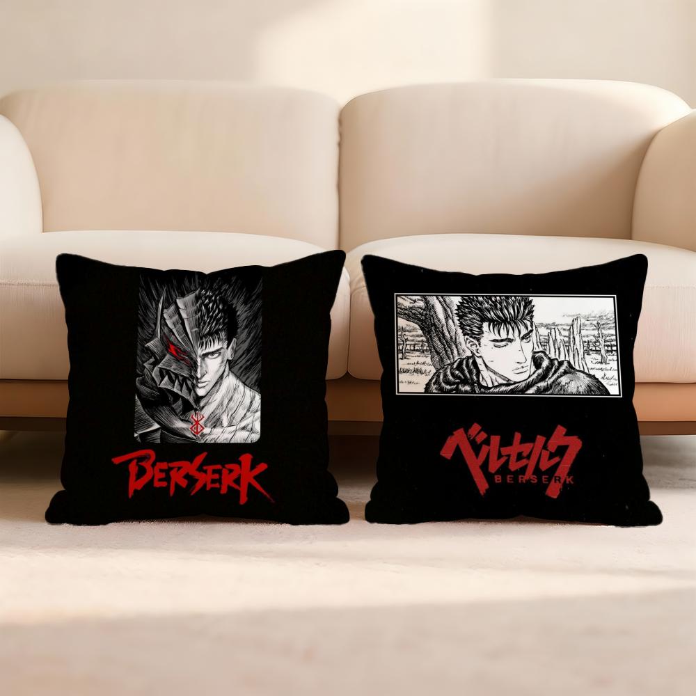 Cool B-BerserkS Cushion Cover Home & Car Multi-Scene Pillow Cover - Reversible, Soft & Durable for Daily Use