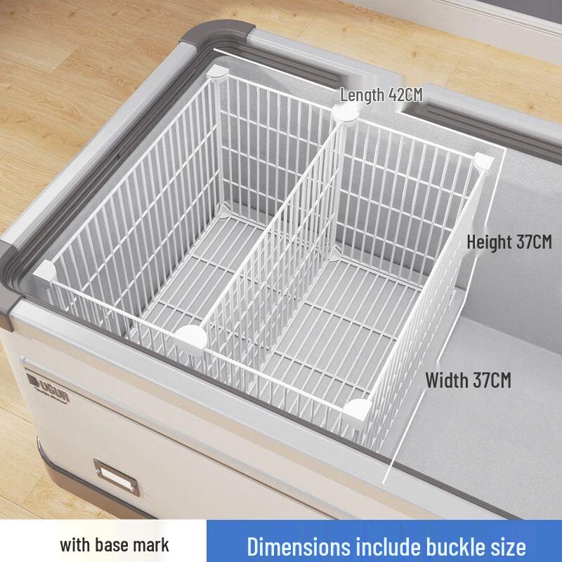 Magnetic Carbon Steel Refrigerator Freezer Organizer Partition