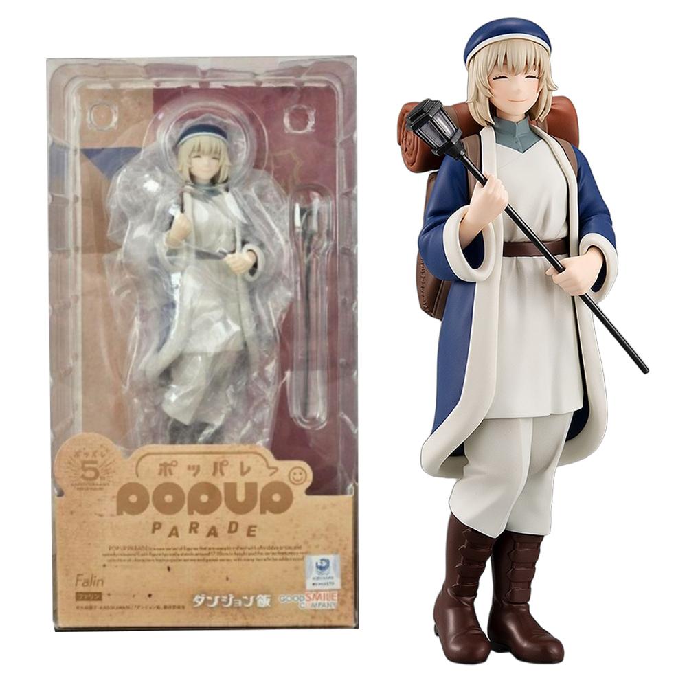 18CM Anime Dungeon Meshi Falin Touden Figure Stand Model Toy Doll Marcille Donato Action Figure PVC Birthday Gift Children With box