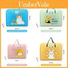 Kids Cartoon Cute Storage Bag For Bed Comforters With Oxford Fabric For Bedroom Organization