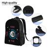 Kiss All the Time Backpack 2026 Music Aesthetic Backpacks Student Travel Big School Bags Colorful Rucksack
