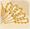 Chunky Stainless Steel Chain Bracelet for Women, Waterproof Lightweight Flower Butterfly Link , Statement Jewelry 2025