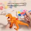 Children's DIY Painted Dinosaur Graffiti Doll - Popular Handmade Coloring Toy for Kids