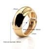 2026 New Arrival Fashion Classic Glossy Plain Ring Circle Bangle Exaggerated Funky Spring Open Metal Chunky Bracelet