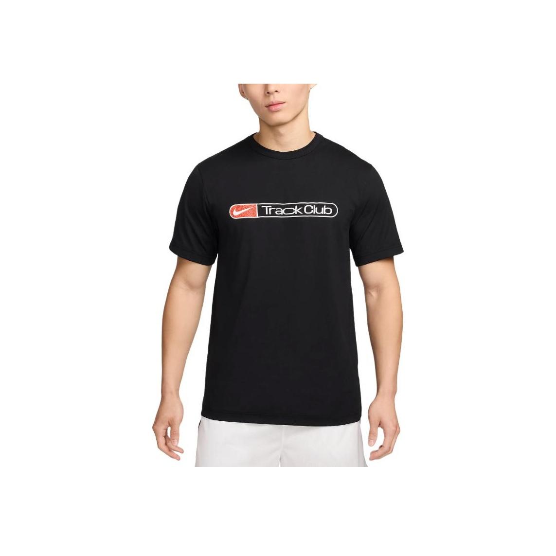 Nike Мужская футболка с коротким рукавом Dri-FIT UV, мягкая, удобная, влагоотводящая, черная, FZ0291-010 M