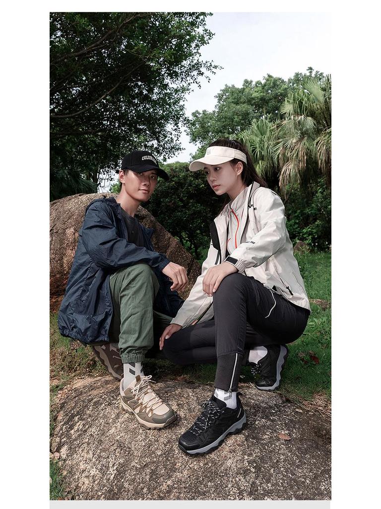 Large Size Unisex Outdoor Hiking Shoes - Anti-Collision, Breathable, Fashionable for Climbing and Camping