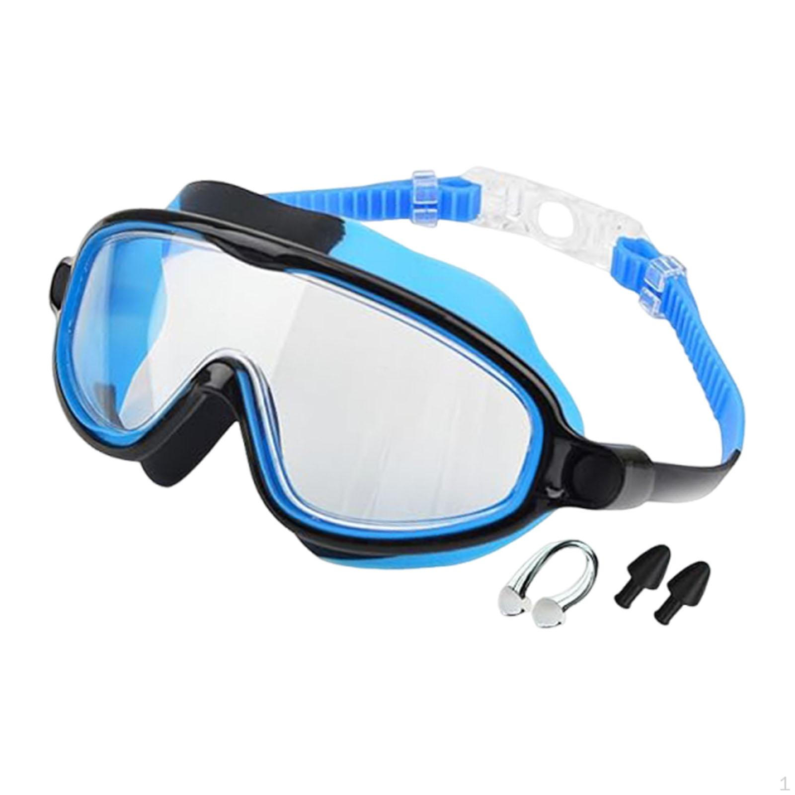 

Swimming Goggles for Outdoor Activities with Wide View Blue