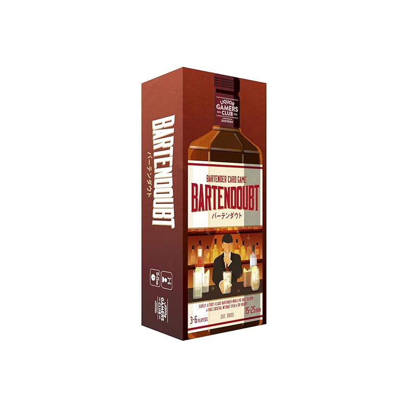 

LIQUOR GAMERS CLUB bartender doubt board games For 2~6 people Over 20 years old Bluff x Collection Game