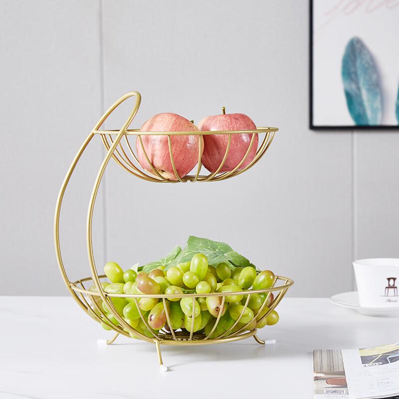 Light Luxury Multi-layer Fruit Basket Stand