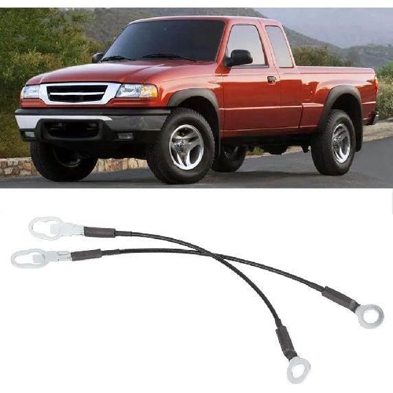 Tailgate Cables, Pickup Truck Rear Tailgate Liftgate Tail Gate Cables Fit for 01-11 F37Z9943052A