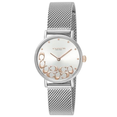 

Coach Perry 28mm Women s Watch, Silver Dial, Stainless Steel, Quartz Movement, 14503858