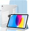 Funda Protectora de Acrílico para iPad con Alta Transparencia y Ranura para Lápiz para 10.9/11 pulgadas Pro 2024 y Air 4/5/6