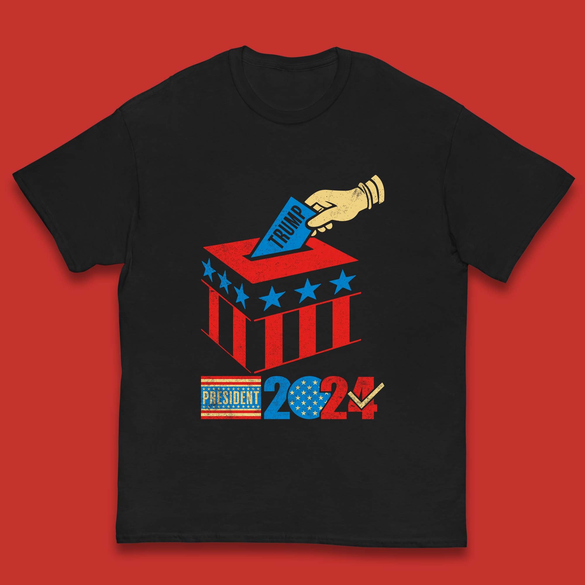 Trump President 2024 Donald Trump Campaign Vote For Trump Take America Back Kids T Shirt 130
