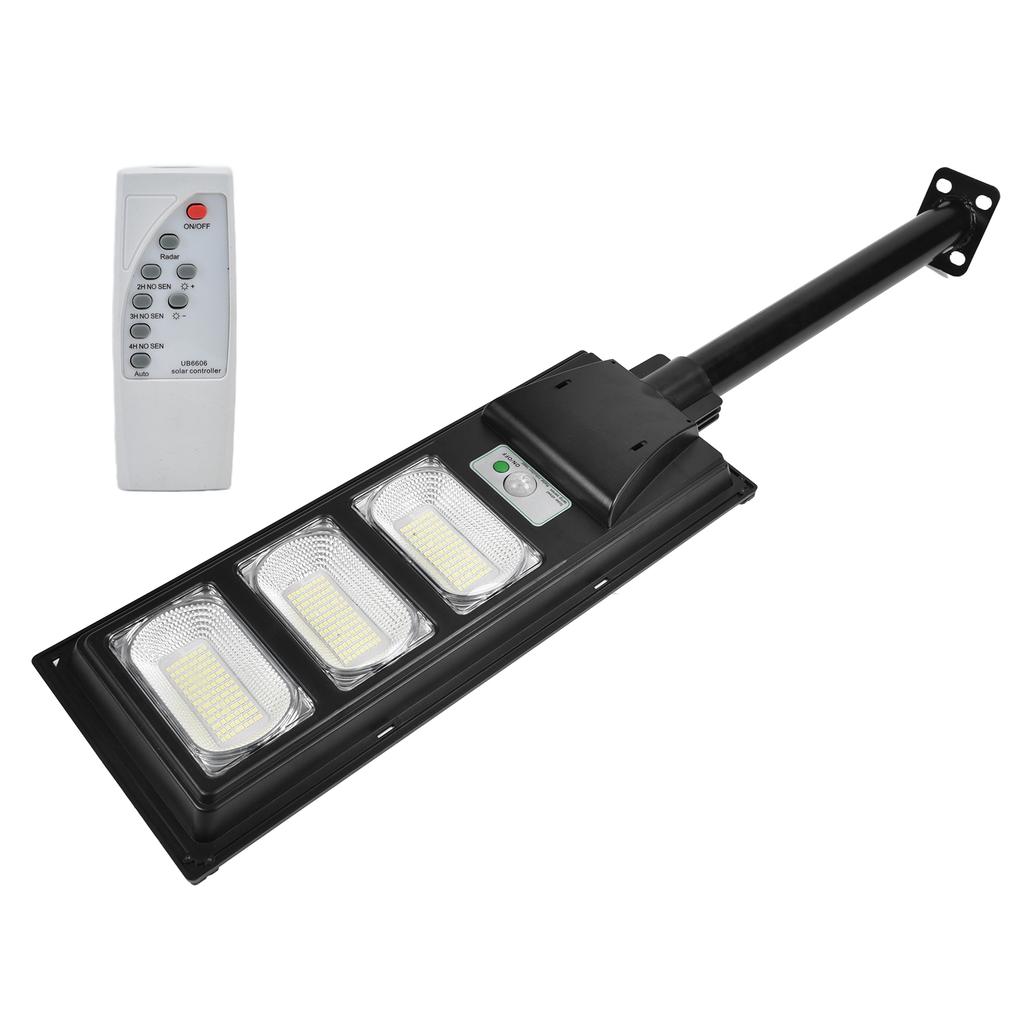 Solar Street Light 351LEDs Waterproof Remote Control Sensor Light for Outdoor Outdoor Garden