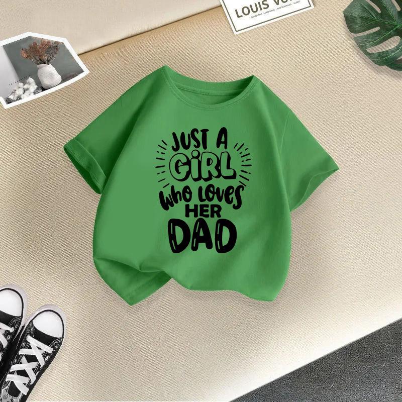 Children T-shirt 2-13Y Loose-fit Casual O-Neck Short-sleeve T-shirt Letter Printed Kids 100% Cotton Clothes Tops